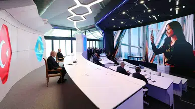 Cumhurbaşkanı Erdoğan, Kazakistan’da Alem.AI Yapay Zeka Merkezi’ni ziyaret etti