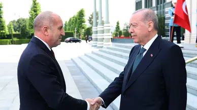Cumhurbaşkanı Erdoğan, NATO Zirvesi öncesi ilk lider görüşmesini Radev ile yaptı
