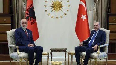 Cumhurbaşkanı Erdoğan, Arnavutluk Başbakanı Rama ile görüştü
