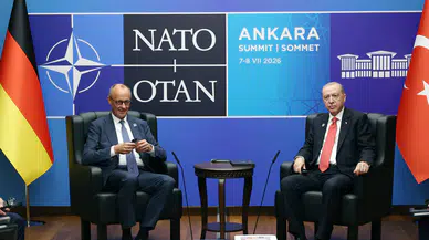 Cumhurbaşkanı Erdoğan, Almanya Başbakanı Merz ile görüştü