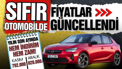 Yılın son ayında en ucuz sıfır arabalar: Fiyatlar güncellendi!