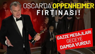 Oscar ödüllerine "Oppenheimer" ile Gazze çağrısı damga vurdu