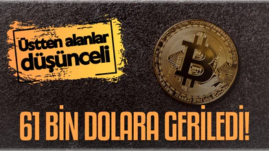 Bitcoin'de fiyat 60 bin dolara doğru geriliyor!