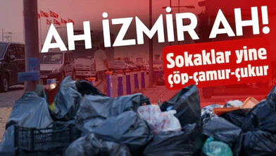 İzmir'de belediye çalışanları iş bıraktı, sokakları çöp bastı!