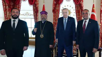 Cumhurbaşkanı Erdoğan, Ermeni Patriği Maşalyan ve Milletvekili Sıvacıoğlu’nu kabul etti
