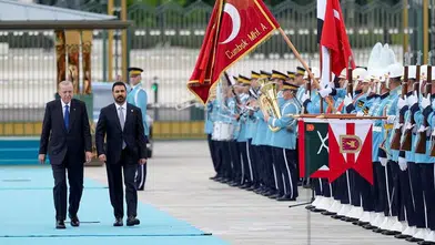 Cumhurbaşkanı Erdoğan, Irak Başbakanı Zeydi’yi resmi törenle karşıladı