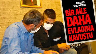 Diyarbakır annelerinin eylemi sayesinde bir aile daha evladına kavuştu