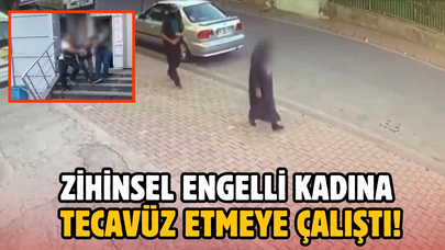 Kar maskeli sapık zihinsel engelli kadına cinsel saldırıda bulundu!