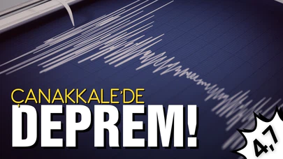 Çanakkale'de korkutan deprem!