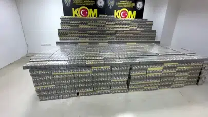 Adana'da 50 bin paket kaçak sigara ele geçirildi