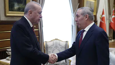 Cumhurbaşkanı Erdoğan, Filistin Devlet Başkan Yardımcısı Hüseyin eş-Şeyh'i kabul etti