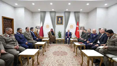 Milli Savunma Bakanı Güler Katar heyetini ağırladı