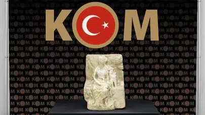 Tarihi eser kaçakçılarına operasyon: 2 bin yıllık Kybele heykeli ele geçirildi