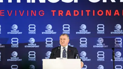 Gençlik ve Spor Bakanı Bakan Bak, 8. Dünya Etnospor Forumunda temaslarda bulundu