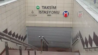 Valilik kararıyla Taksim metro ve füniküler hattı geçici olarak durduruldu