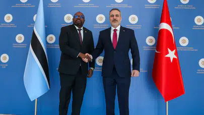Dışişleri Bakanı Fidan, Botsvana Uluslararası İlişkiler Bakanı Butale ile görüştü