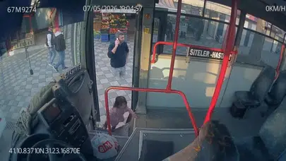 Minibüse tek başına binen 2 yaşındaki çocuk polisi harekete geçirdi