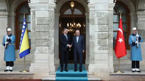 Cumhurbaşkanı Erdoğan, Bosna Hersek Devlet Başkanlığı Konseyi Başkanı Becirovic'i kabul etti