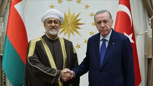 Cumhurbaşkanı Erdoğan, Umman Sultanı Heysem Bin Tarık ile görüştü