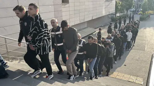 Eskişehir merkezli yasa dışı bahis operasyonunda 45 şüpheli adliyeye sevk edildi