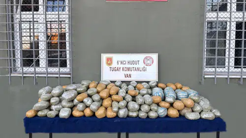 MSB duyurdu: Van hudut hattında yaklaşık 291 kilogram uyuşturucu ele geçirildi