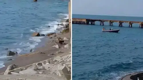Zonguldak’ta sahile askeri amaçlı olduğu değerlendirilen İHA vurdu
