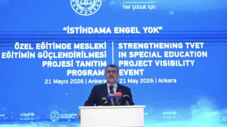 Bakan Tekin: “Özel eğitimde mesleki eğitim toplumsal adaletin gereğidir”