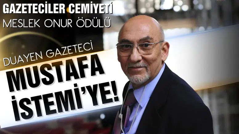 Onur ödülü, duayen gazeteciye!