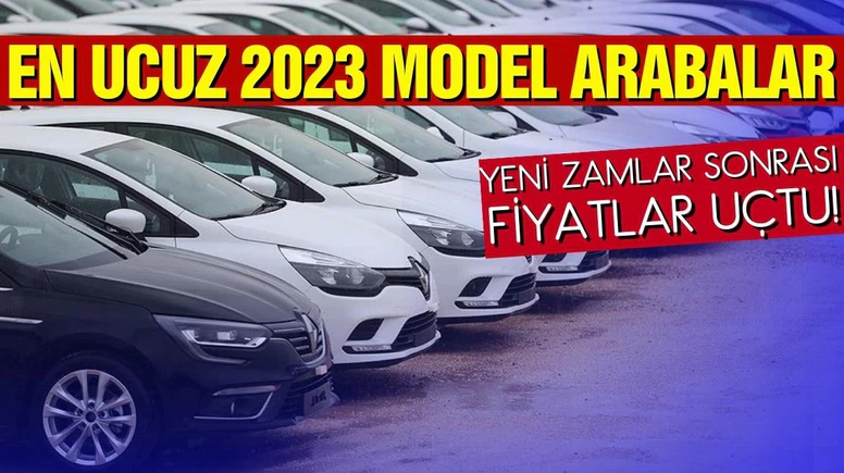 En ucuz sıfır arabalar!