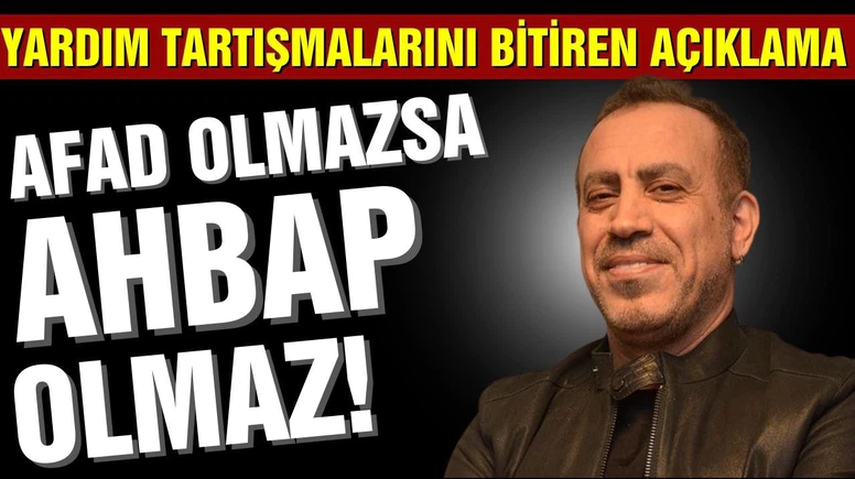 Haluk Levent: AFAD olmazsa AHBAP olmaz