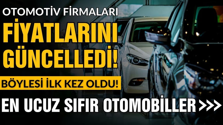 En ucuz sıfır arabalar!