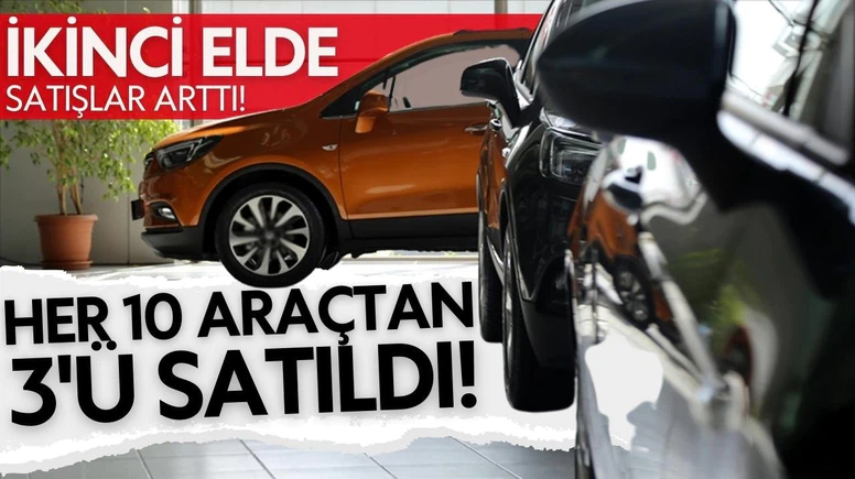 İlana çıkan her 10 araçtan 3'ü satıldı