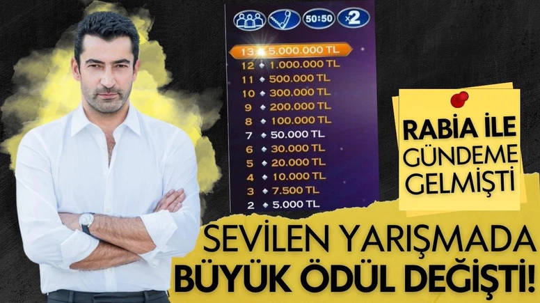 Kim Milyoner Olmak İster'de büyük ödül değişti!