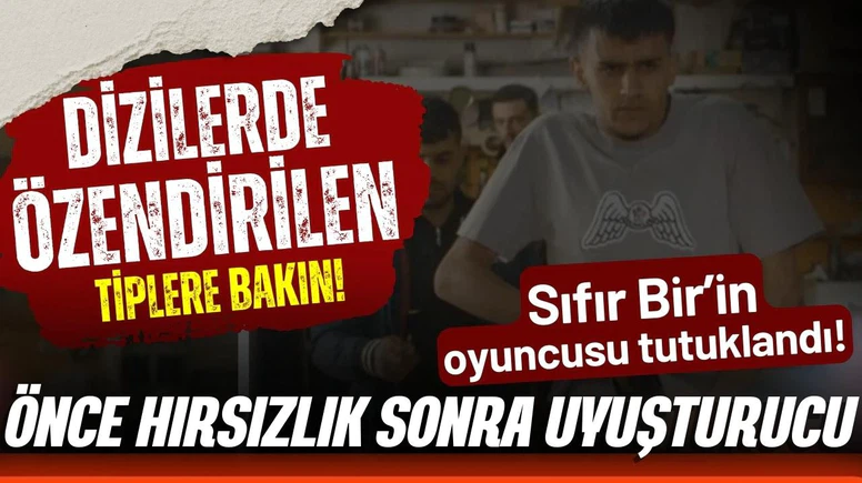 Dizi oyuncusu önce hırsızlıktan sonra uyuşturucudan tutuklandı!
