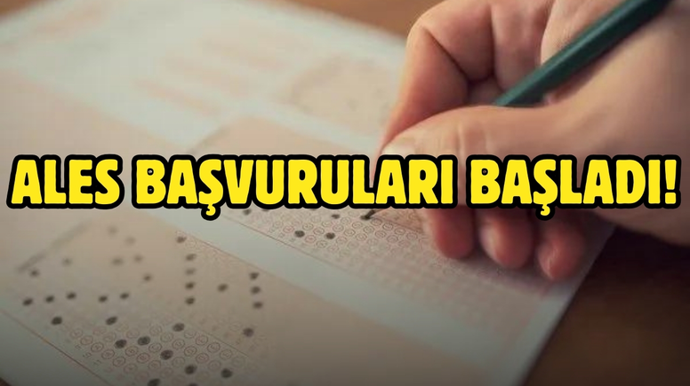 ALES/2 başvuruları başladı!