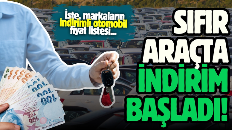 7 Temmuz öncesi otomobillerde indirim rüzgarı başladı!