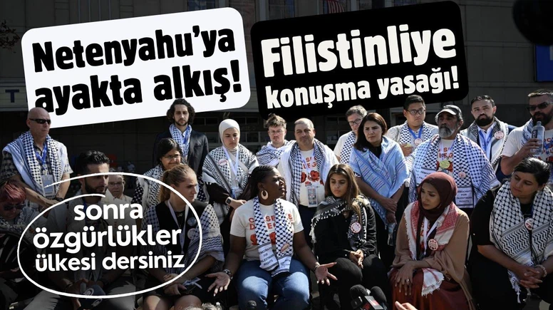 Demokrat Parti yönetimi, Filistinli konuşmacıya izin vermedi!