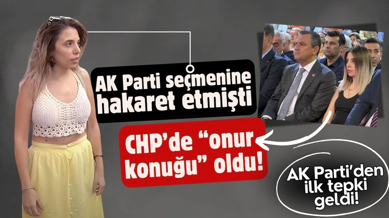 AK Partili seçmene hakaret etti, CHP'de "onur konuğu" oldu!