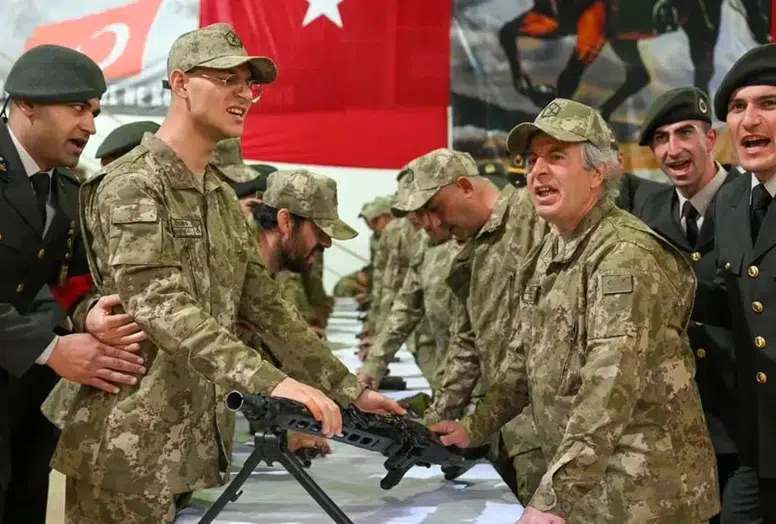 Erzurum’da özel bireyler askerlik heyecanı yaşadı