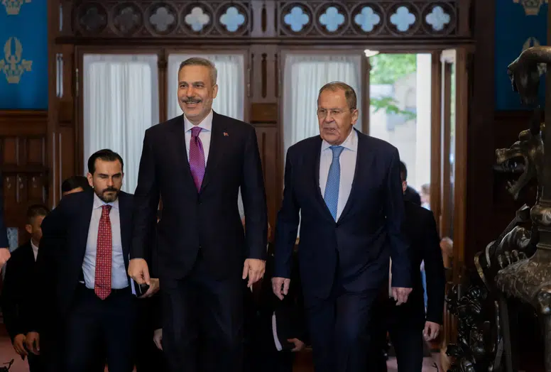 Bakan Fidan ve Rus mevkidaşı Lavrov Moskova’da bir araya geldi