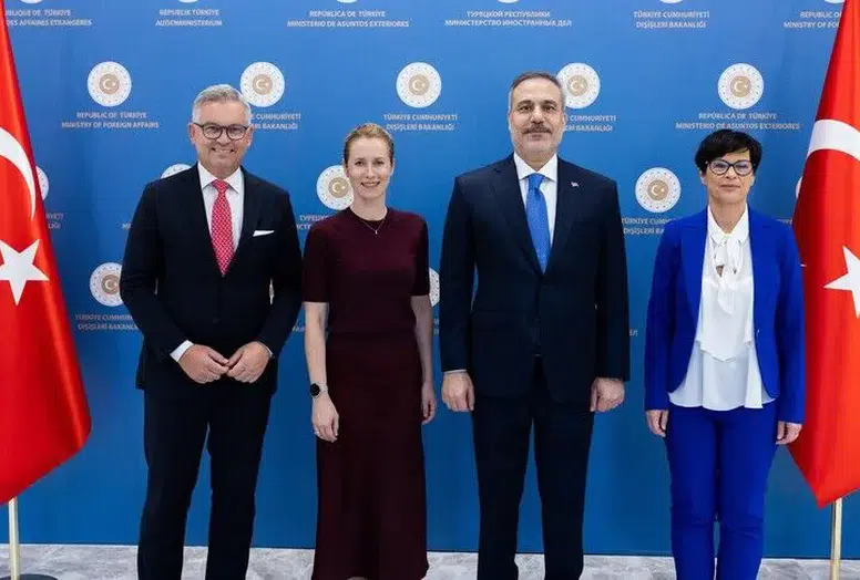 Bakan Fidan, AB’nin üst düzey yetkilileriyle Ankara’da görüştü