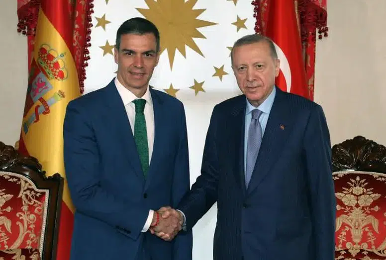 Cumhurbaşkanı Erdoğan, İspanya Başbakanı Sanchez ile görüştü