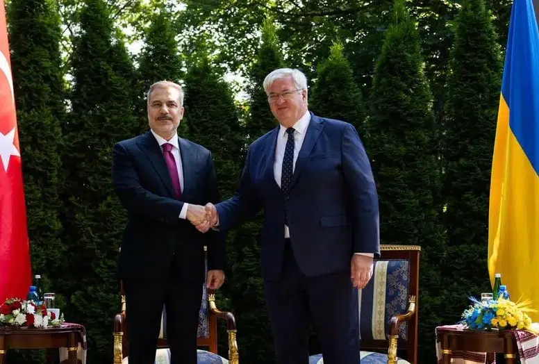 Bakan Fidan, Ukraynalı mevkidaşı Sibiha ile görüştü