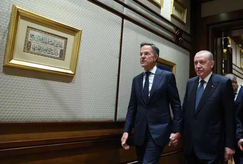 Cumhurbaşkanı Erdoğan, NATO Genel Sekreteri Rutte’yi kabul etti