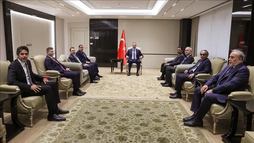 Dışişleri Bakanı Fidan, KİK üyesi ülkelerin ve Ürdün'ün büyükelçilerini ağırladı