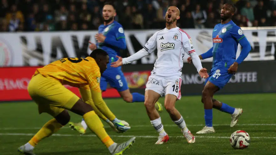 Rize’de 4 gollü beraberlik: Rizespor 2-2 Beşiktaş