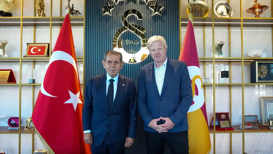 Efsane kaleci Oliver Kahn’dan Galatasaray’a ziyaret