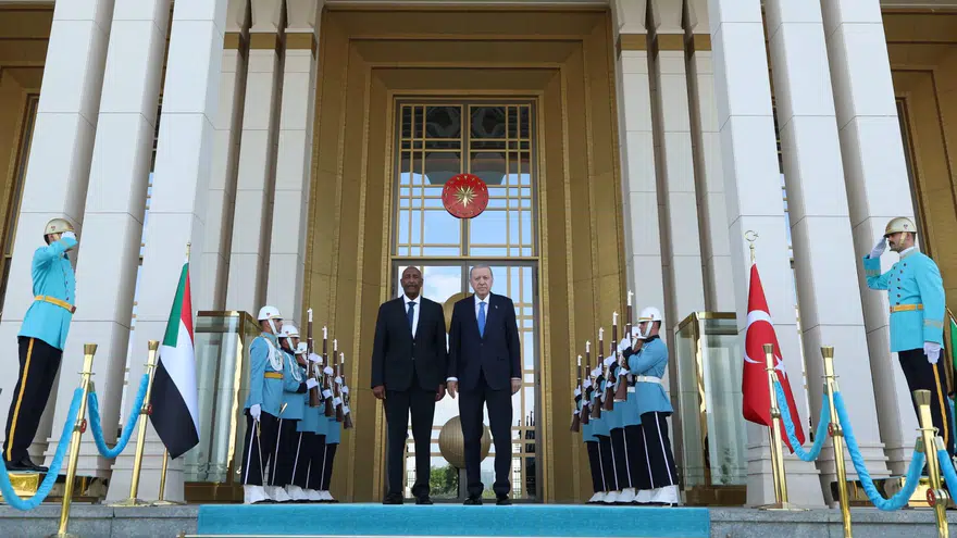 Cumhurbaşkanı Erdoğan, Sudan Egemenlik Konseyi Başkanı el-Burhan ile görüştü