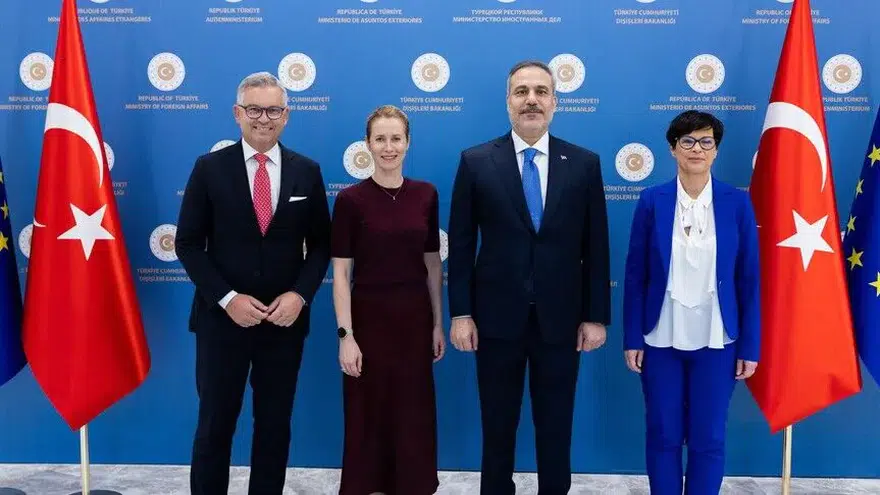 Bakan Fidan, AB’nin üst düzey yetkilileriyle Ankara’da görüştü