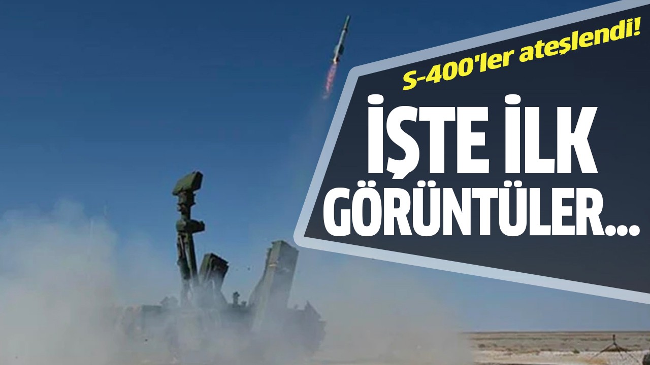 Türkiye S-400 hava savunma sistemini ateşledi!